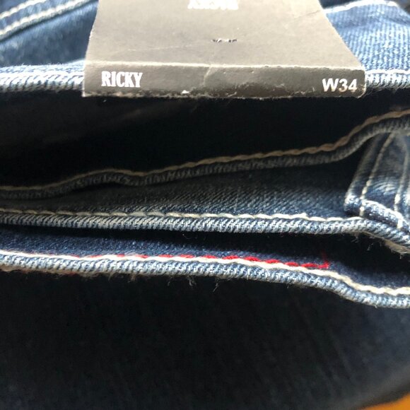 True Religion Ricky SN Flap Straight Size W 34 L 34 - Picture 7 of 10